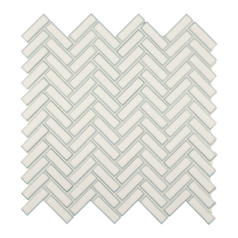Herringbone mosaic in Ricepaper
